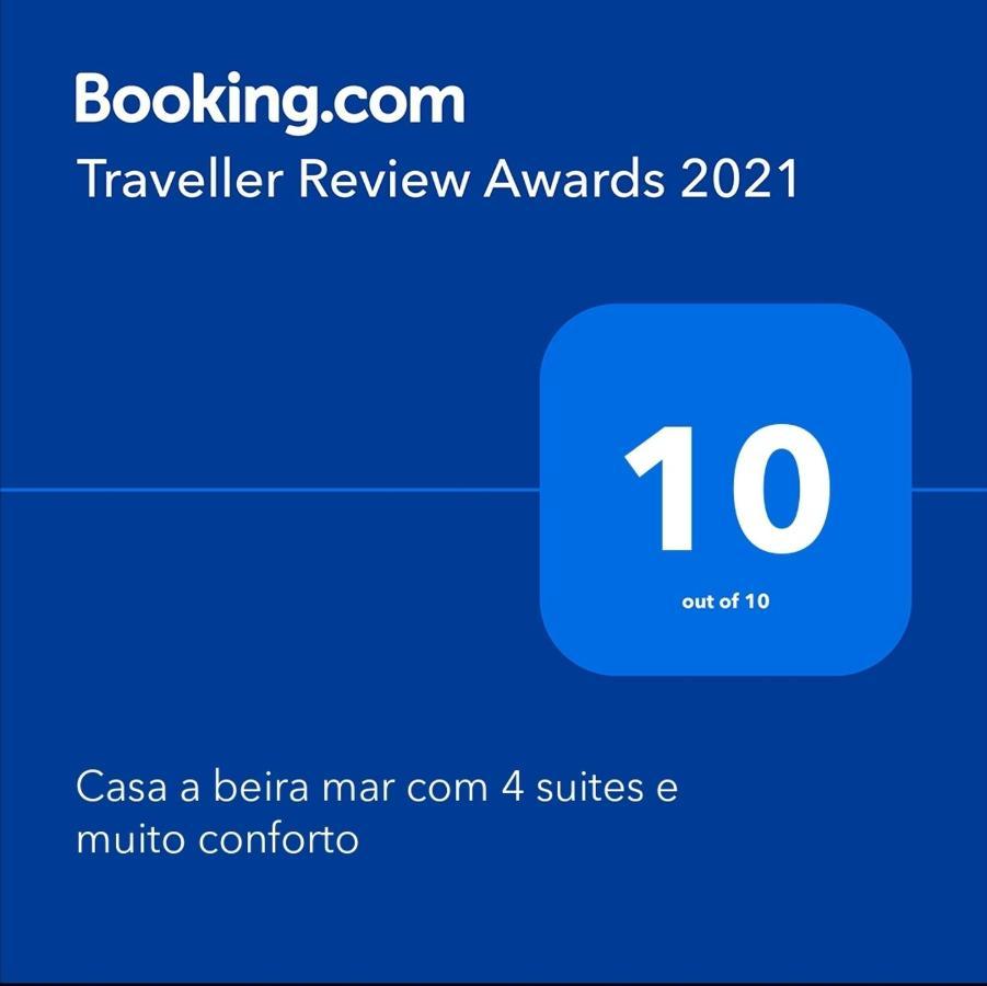 Casa A Beira Mar Com 4 Suites E Muito Conforto Порту-де-Галиньяш Экстерьер фото